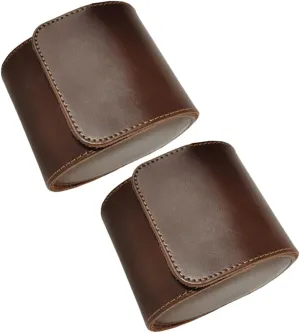 Elegant Appearance Watch Storage Box Single Grid Watch Box Case Organizer Leather Watch Organizer for Travel