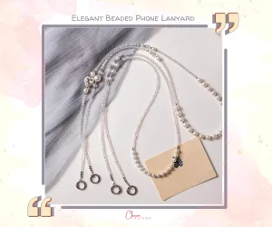 Elegant Beaded Phone Lanyard