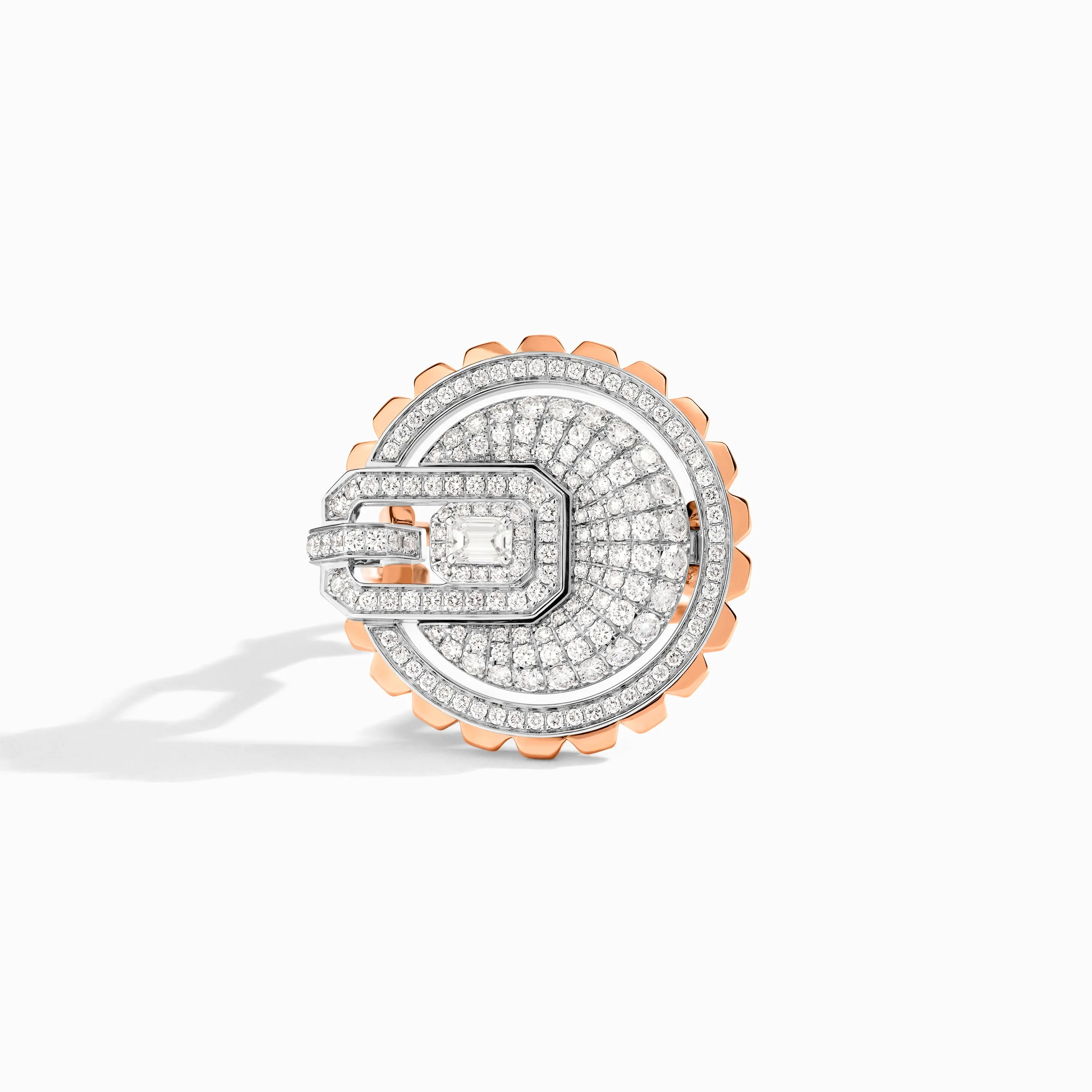 Empire Two-Tone Diamond Medium Statement Ring