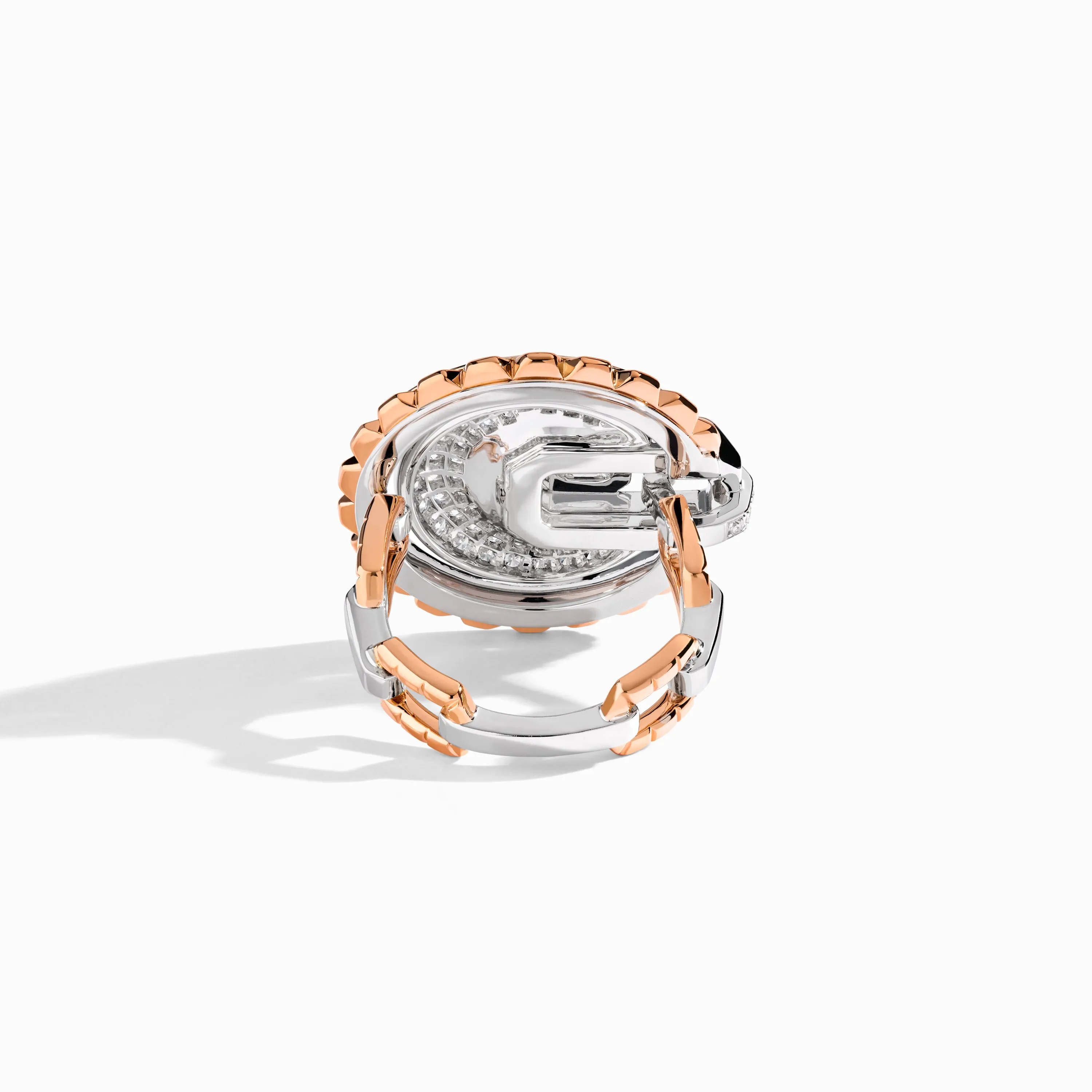 Empire Two-Tone Diamond Medium Statement Ring
