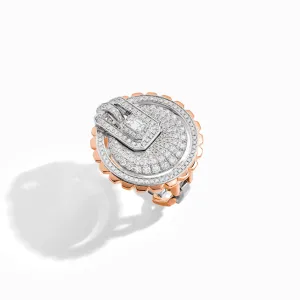 Empire Two-Tone Diamond Medium Statement Ring