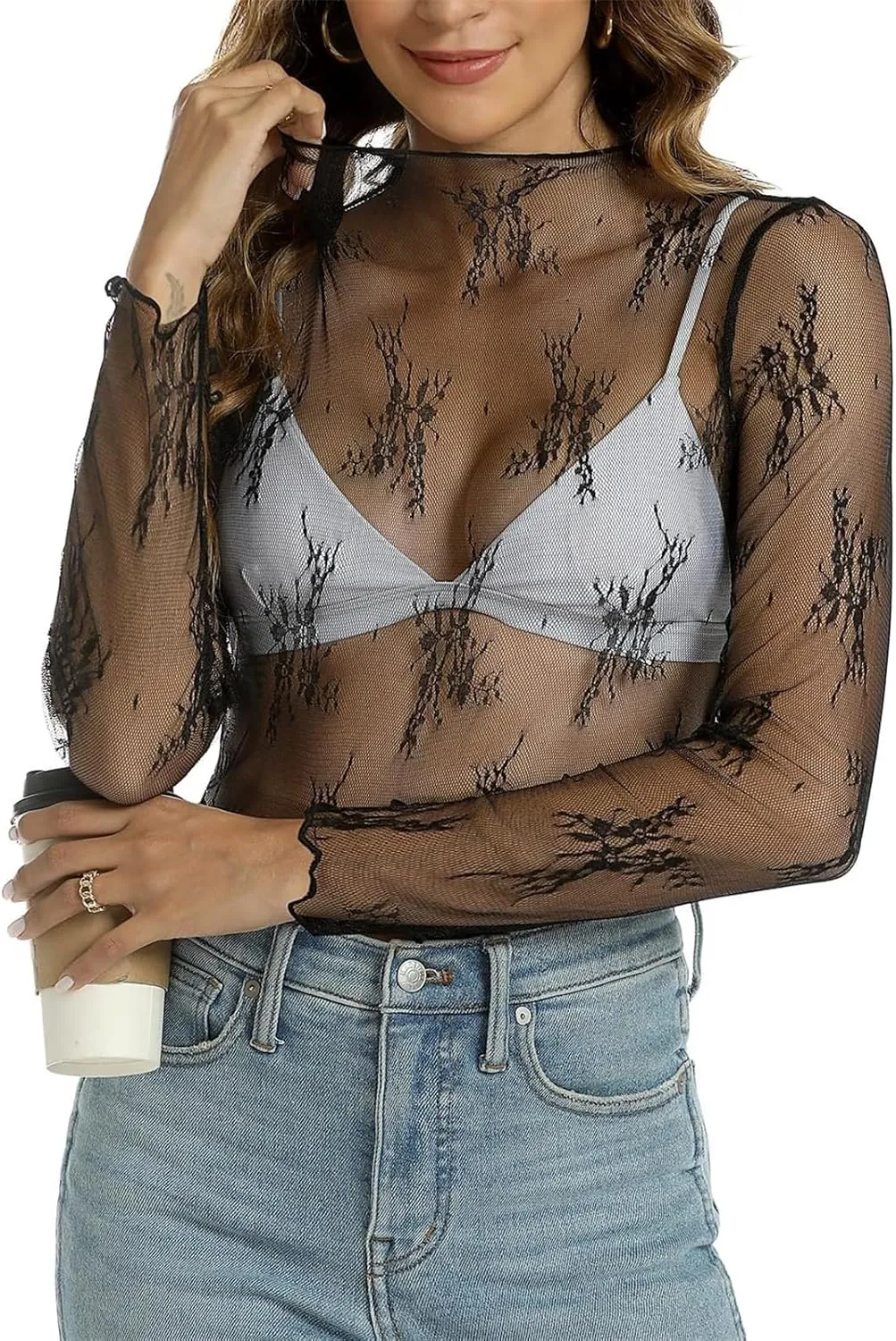 encaje perspectiva de fondo camiseta blusa femenina playera corta Lace Corset Tops For Women Short Sleeved T Shirt
