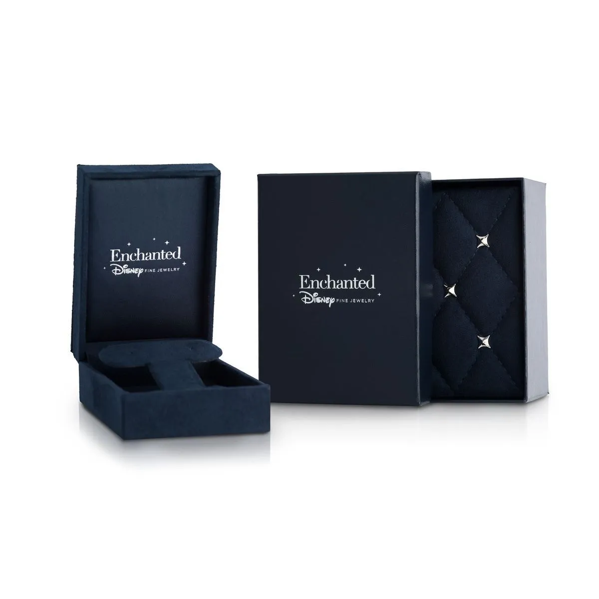 Enchanted Disney Fine Jewelry 14K White Gold 1 1/2cttw Diamond Majestic Princess Solitaire Earrings