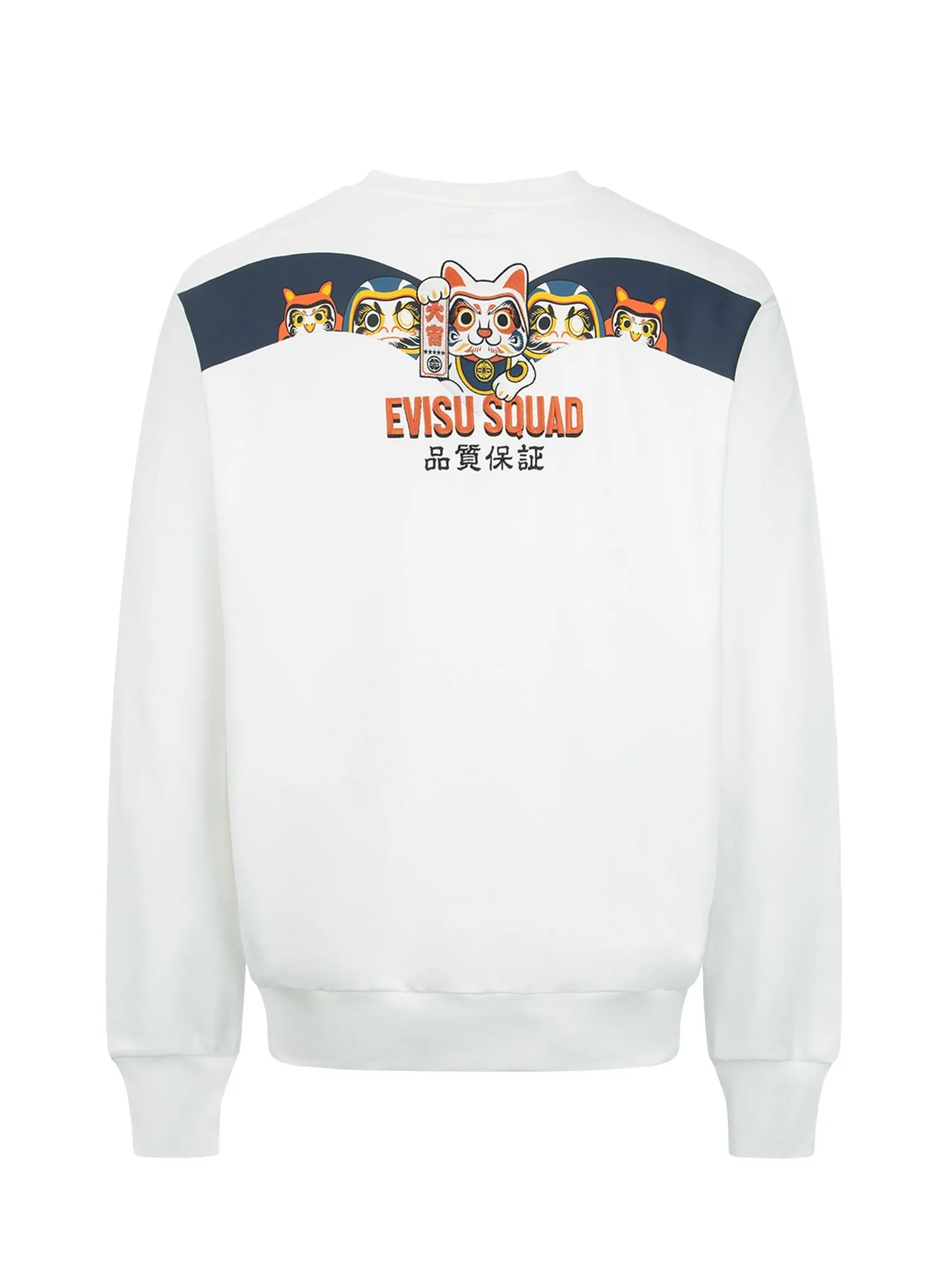 EVISU Squad Daicock Print Sweatshirt