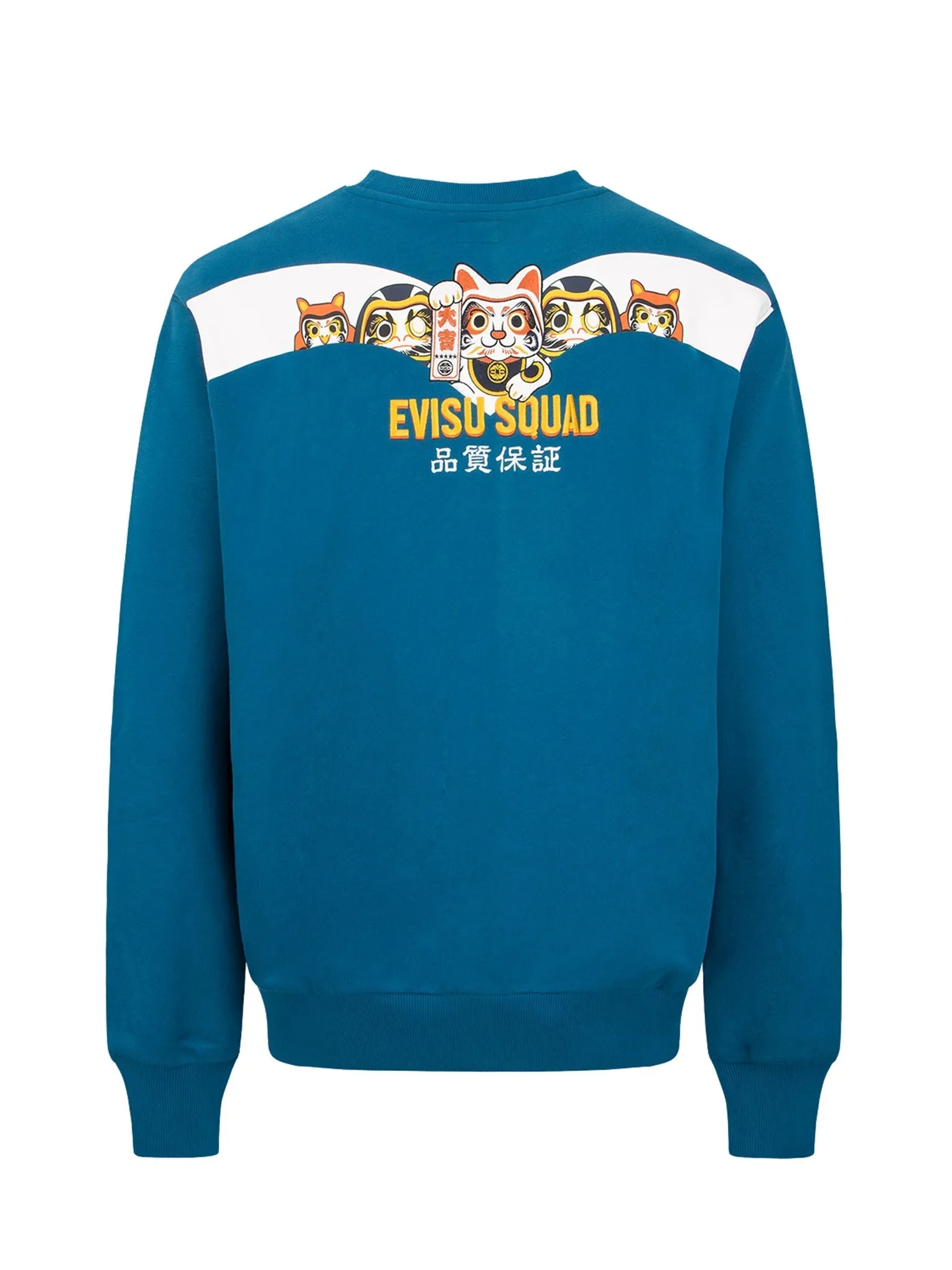 EVISU Squad Daicock Print Sweatshirt