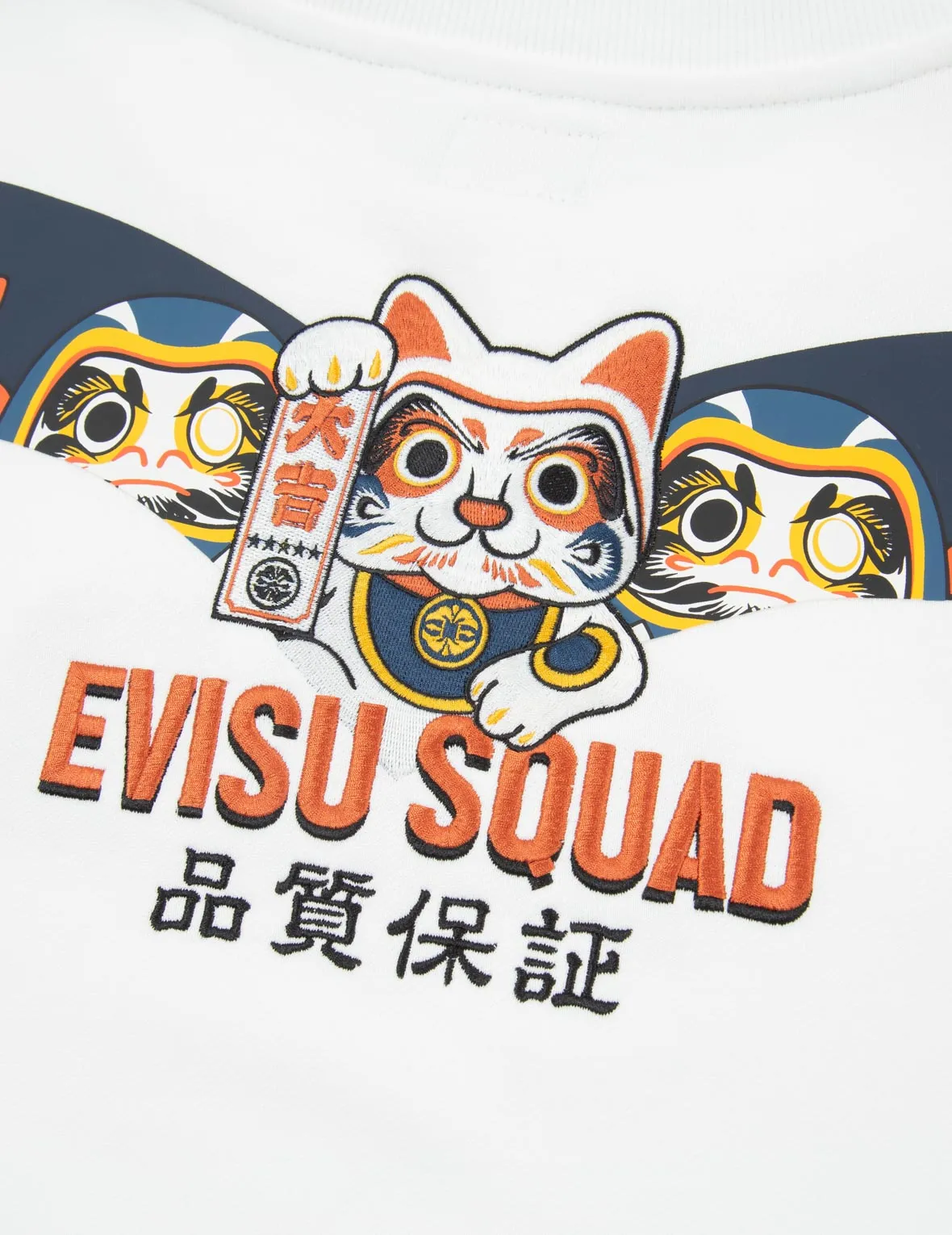 EVISU Squad Daicock Print Sweatshirt