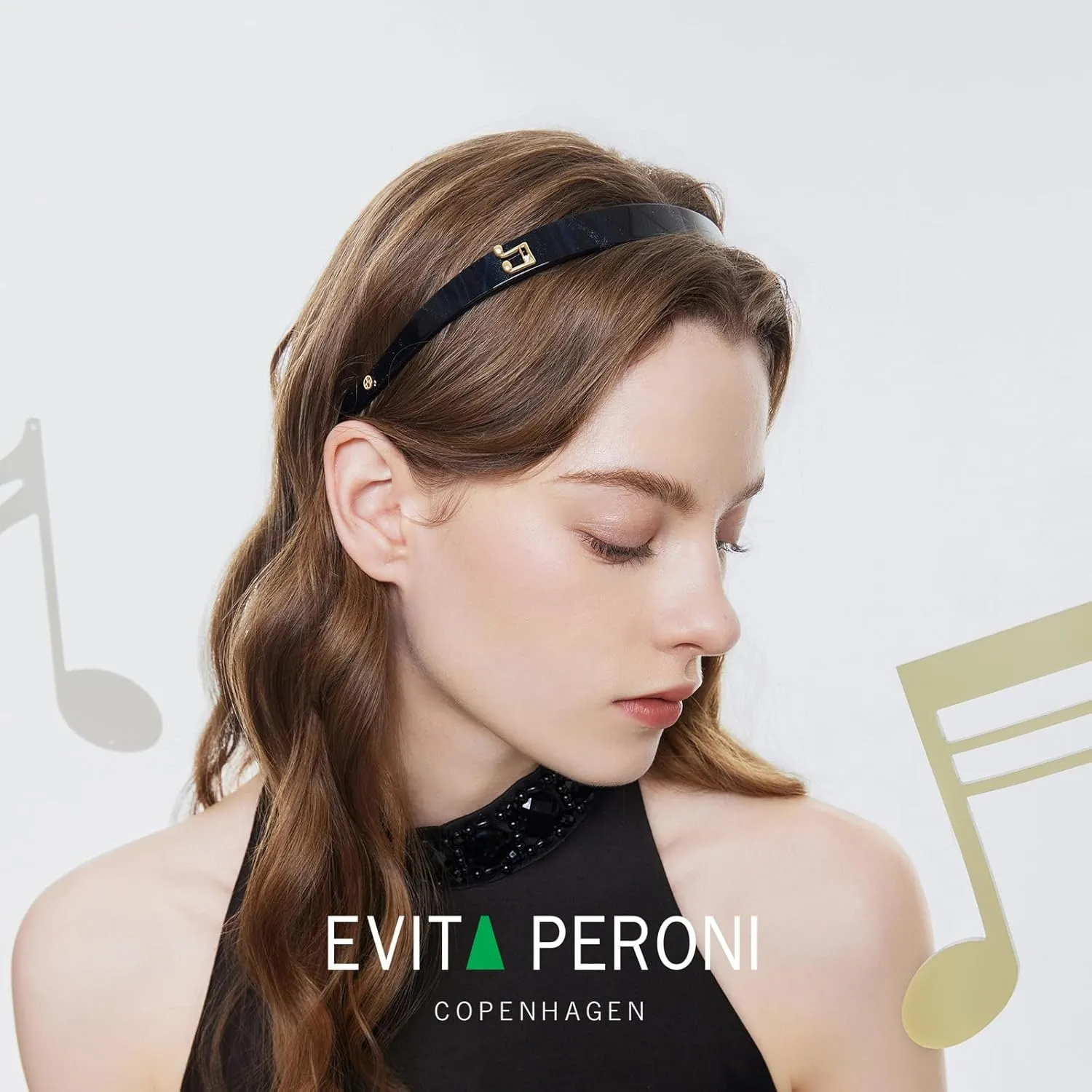 EVITA PERONI Wide Hair Band for Eyewear, No Pressure, Non Slip Fashion Headbands for Women Hairband for Women's Hair