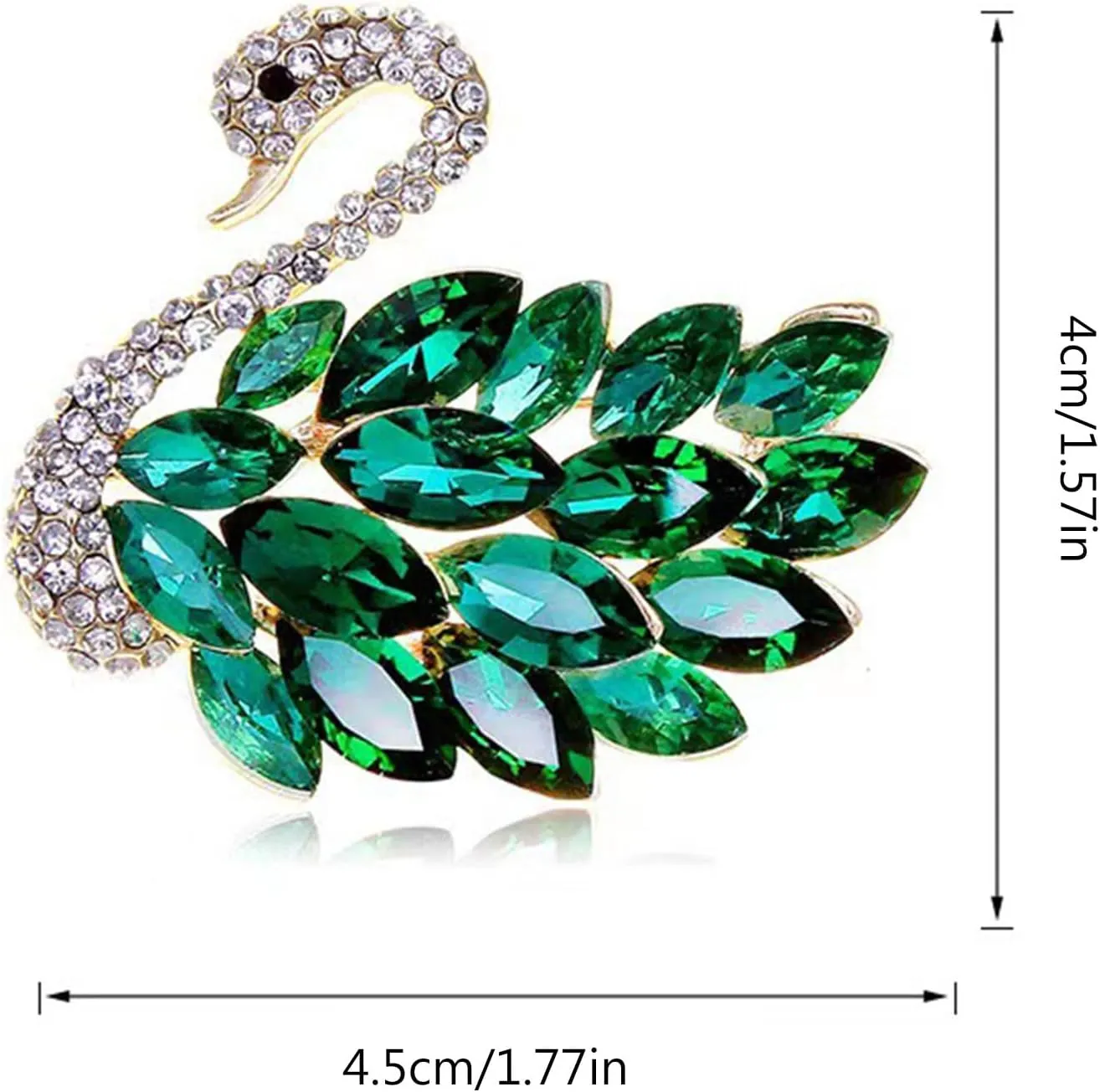 Exquisite Swan Brooch Pin able Swan Pin Swan Corsage Pin Clothing Jewelry Gift for Individuals