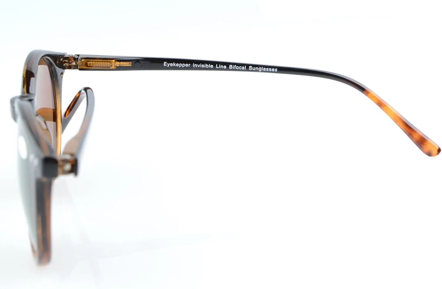 Eyekepper Key Hole Style Spring-Hinged Round Bifocal Sunglasses Reading under the Sun Tinted Lens Readers