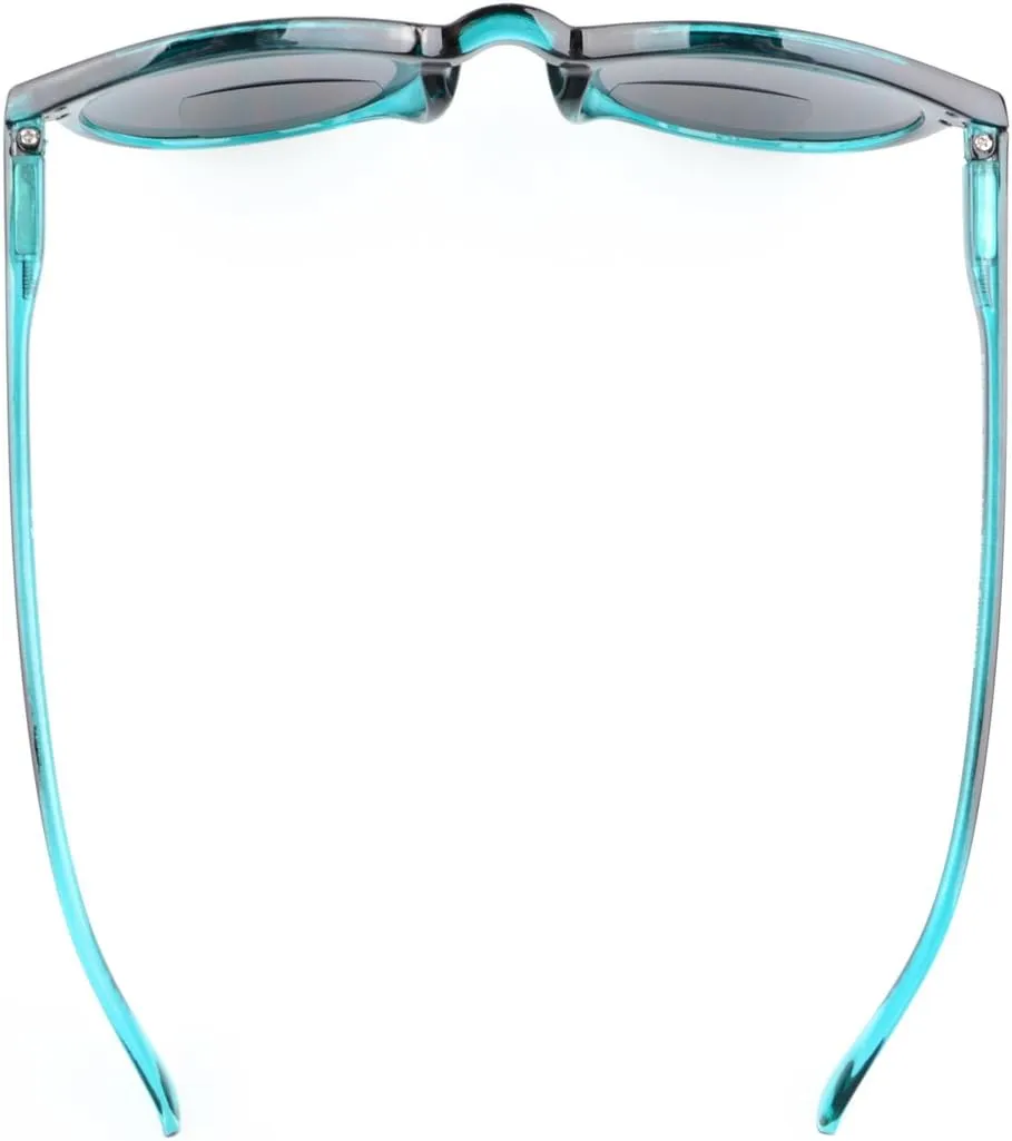 Eyekepper Key Hole Style Spring-Hinged Round Bifocal Sunglasses Reading under the Sun Tinted Lens Readers