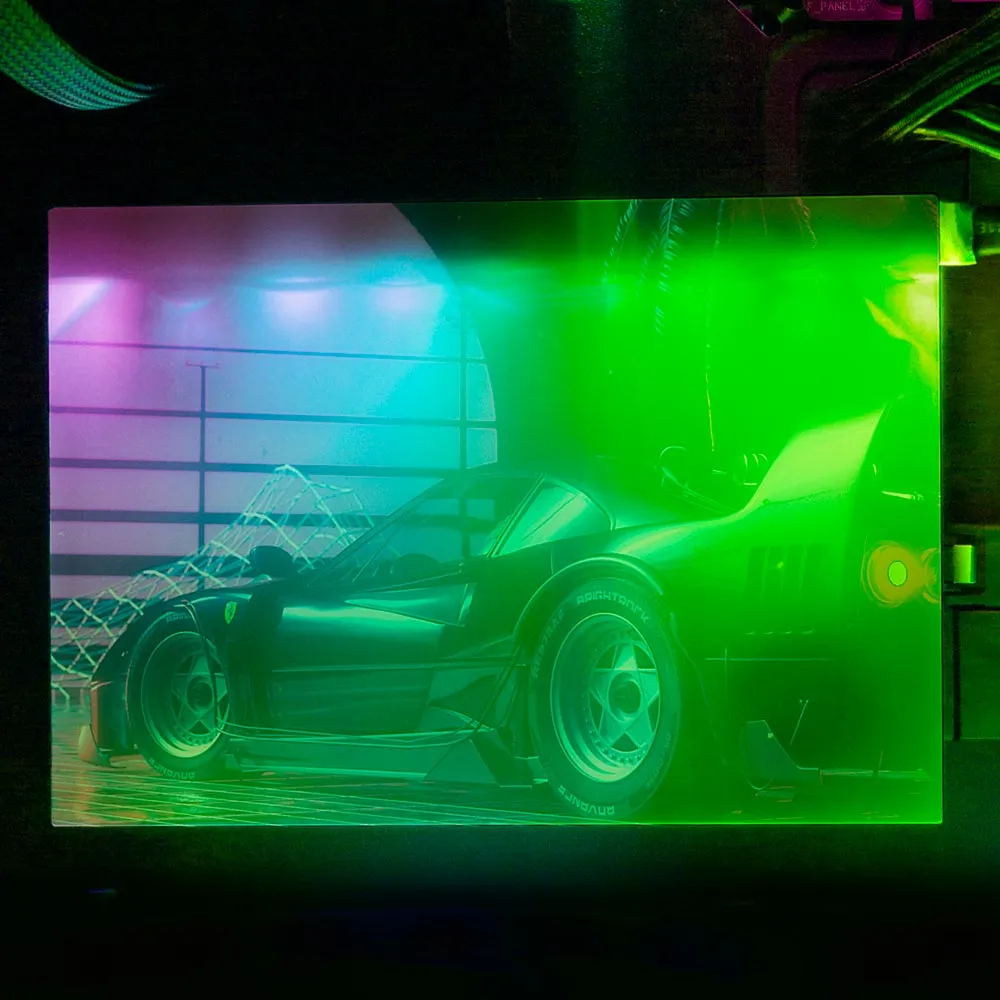 F40 Sunset RGB HDD Cover Horizontal