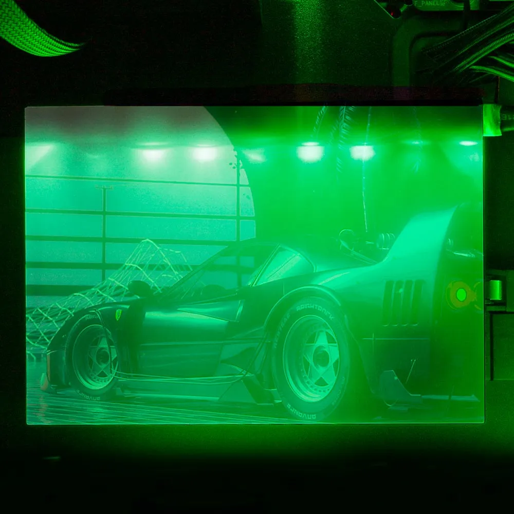 F40 Sunset RGB HDD Cover Horizontal