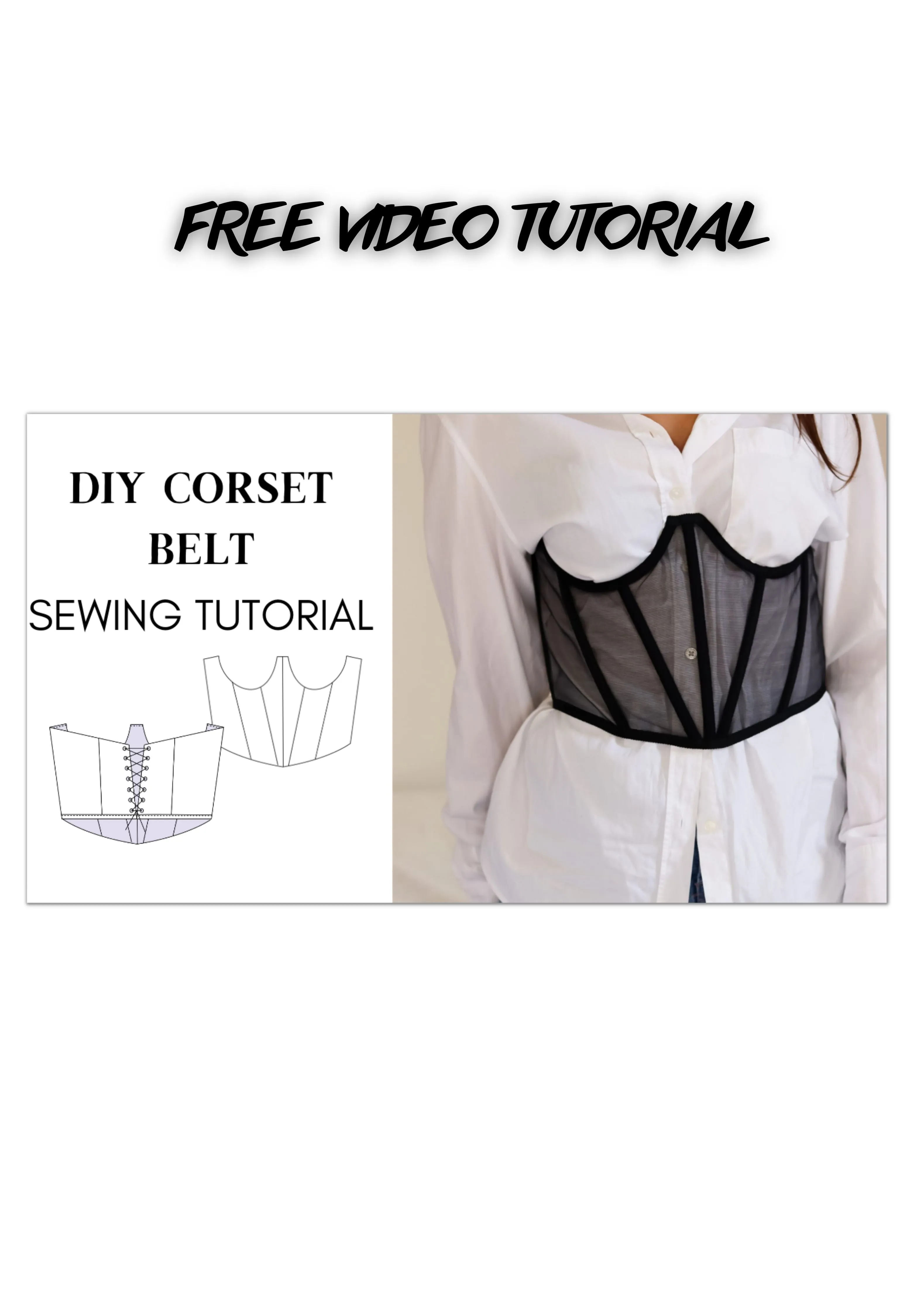 Fabiola Underbust Corset Sewing Pattern