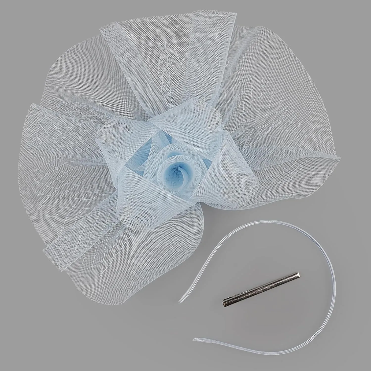Fascinator Hats for Women Tea Party Hats and Gloves Pearl Jewelry Set Derby Hat for Cocktail Wedding
