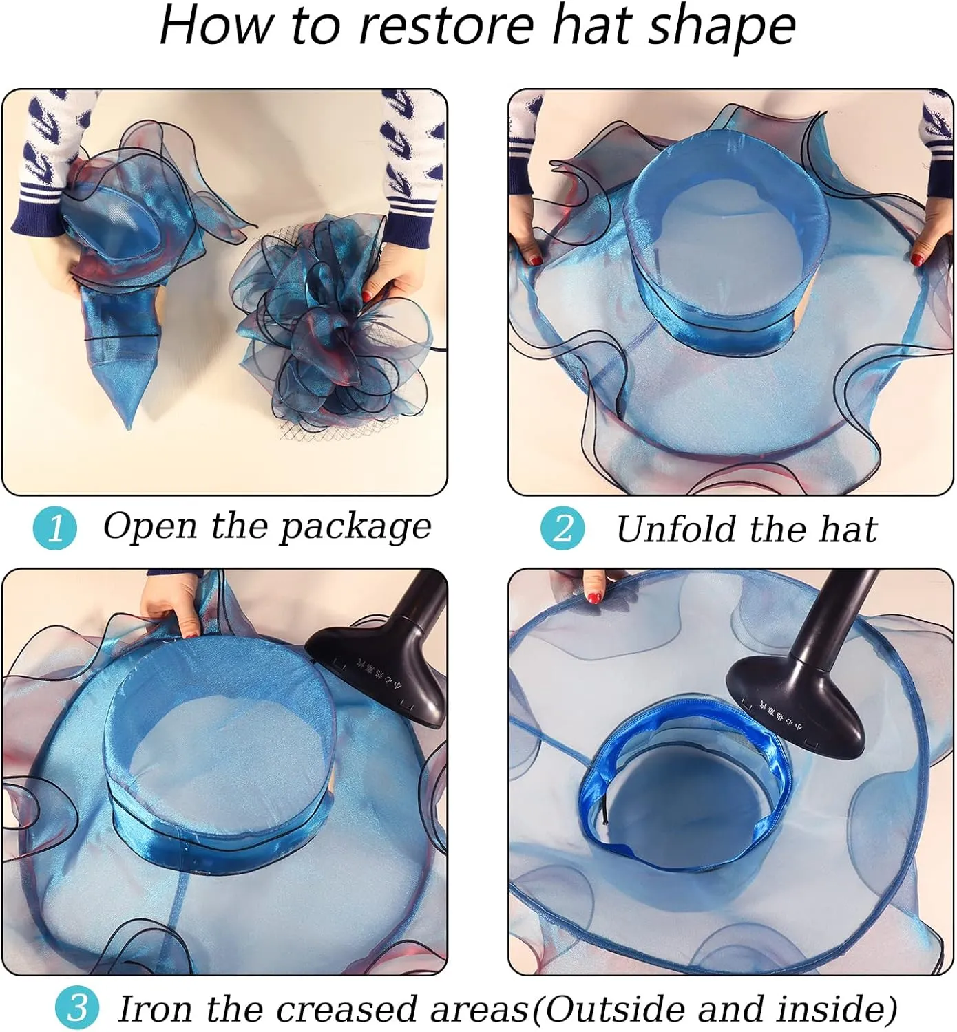 Fascinator Hats for Women Tea Party Hats and Gloves Pearl Jewelry Set Derby Hat for Cocktail Wedding