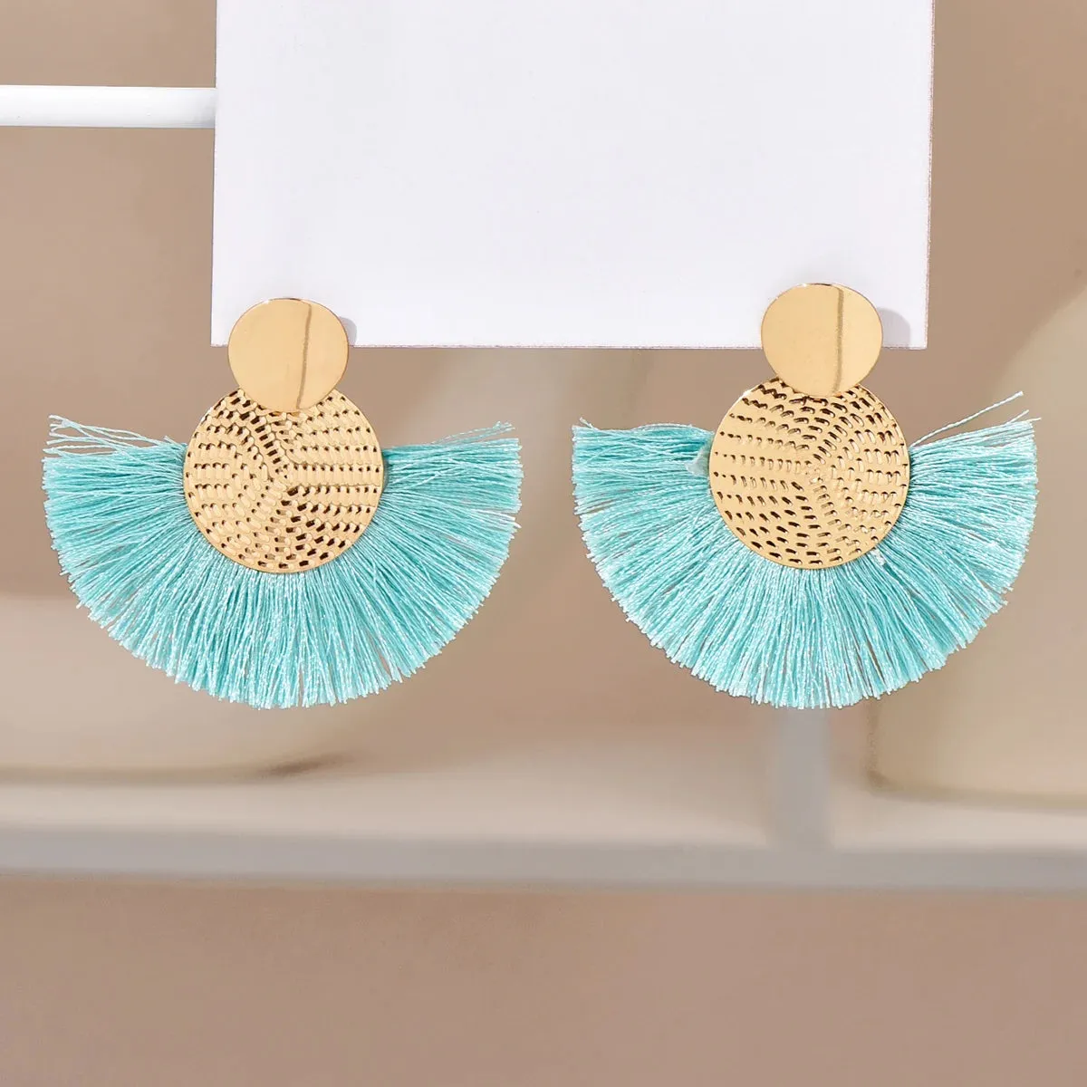 Fashion Bohemian Big Tassel  Earrings