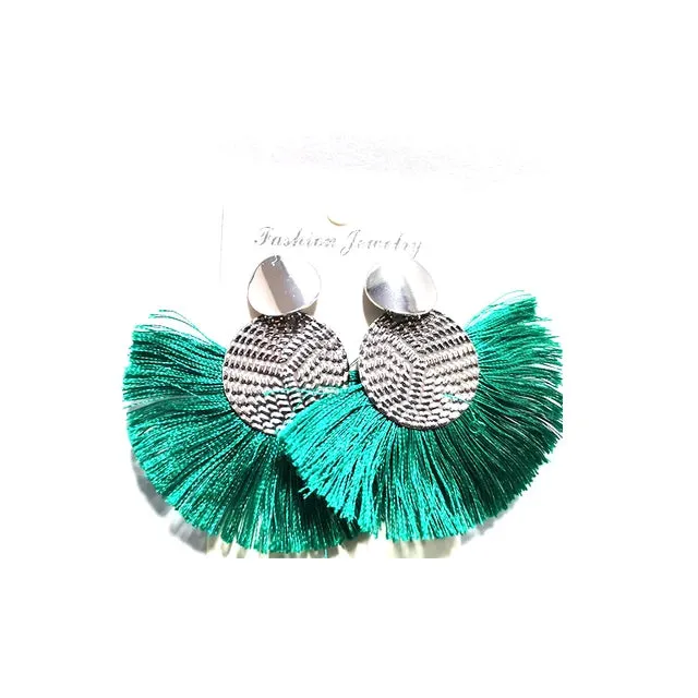 Fashion Bohemian Big Tassel  Earrings