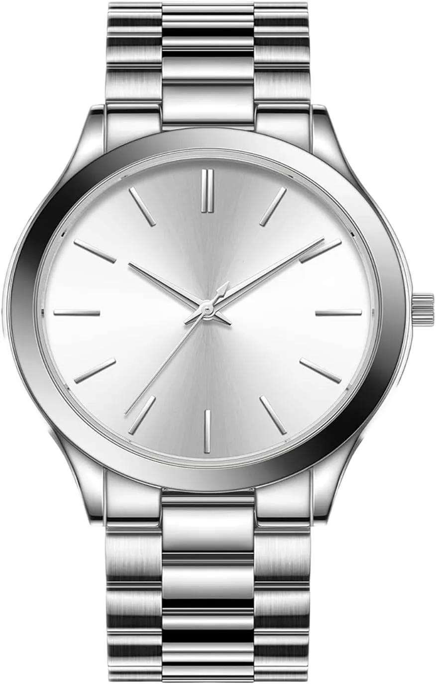 Fashion Minimalist Business Men's Wrist Watches Luxury Quartz Waterproof Watches Bussiness Watches for Men,