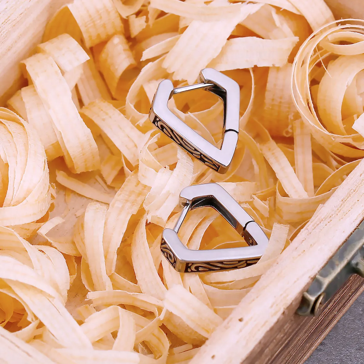 Fashion Minimalist Geometric Stud Earrings for Men and Women
