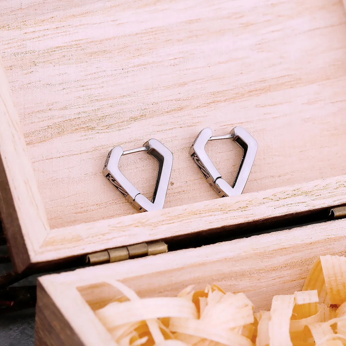 Fashion Minimalist Geometric Stud Earrings for Men and Women