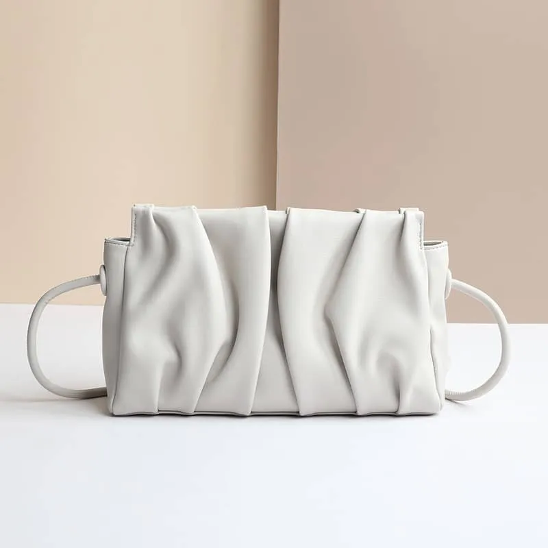 Fashion pleated crossbody bag shoulder bag
