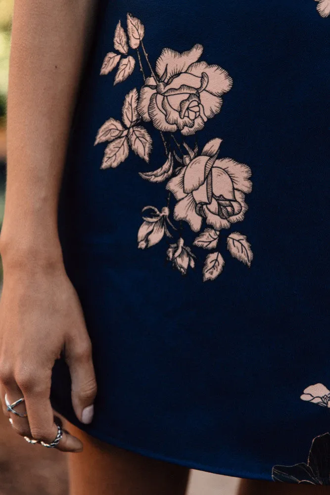 Fast Talker Dress Navy