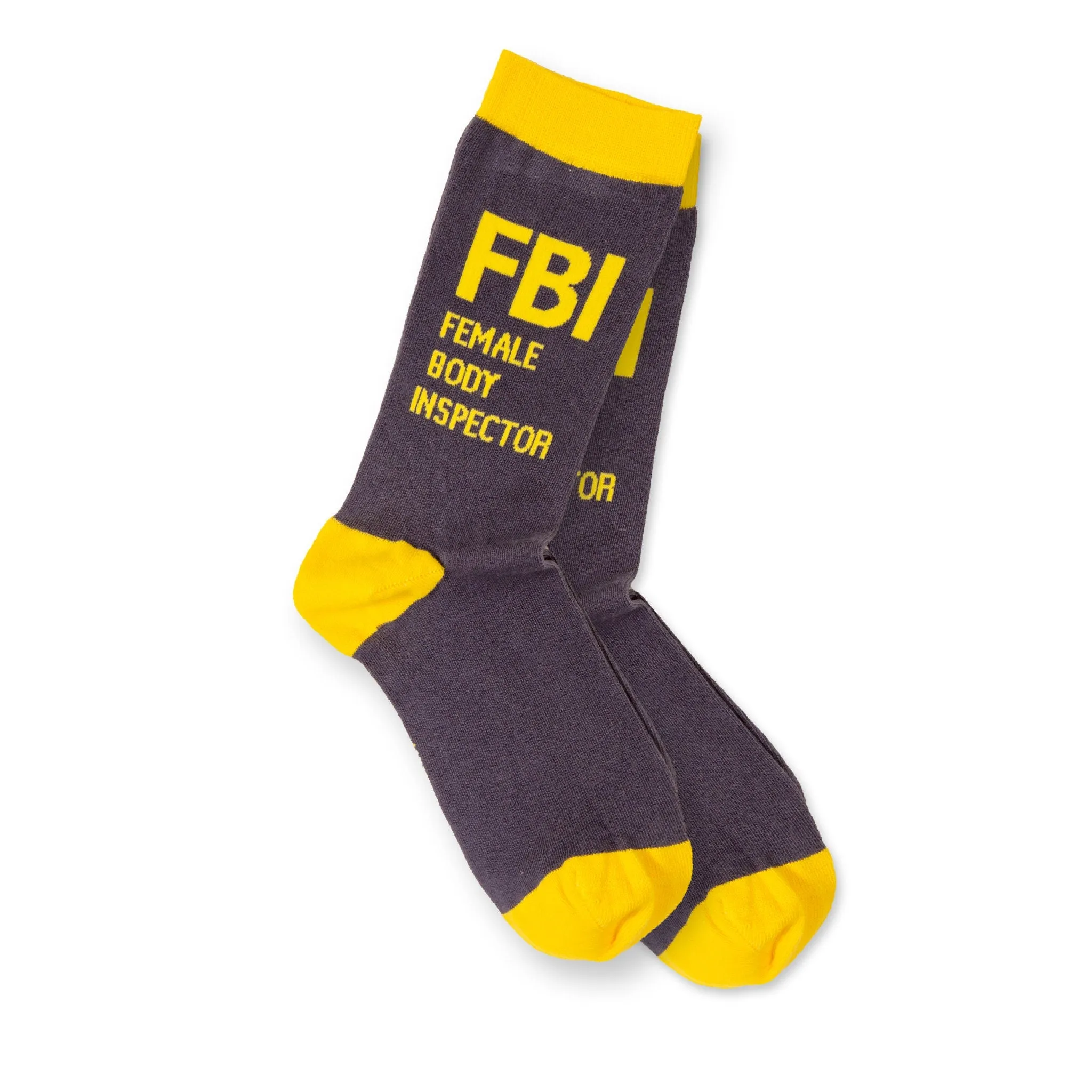 FBI Female Body Inspector Cotton Socks Gift Socks for Her&Him Funny Socks Cotton Art Socks Stylish Unisex Socks Custom Socks Birthday Socks