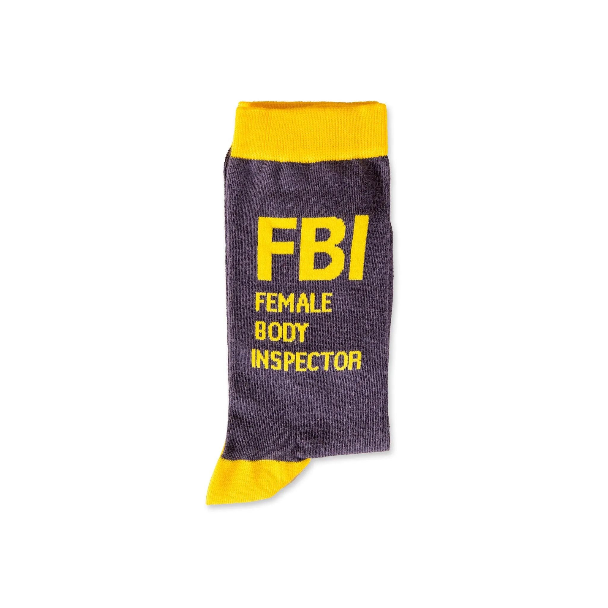 FBI Female Body Inspector Cotton Socks Gift Socks for Her&Him Funny Socks Cotton Art Socks Stylish Unisex Socks Custom Socks Birthday Socks