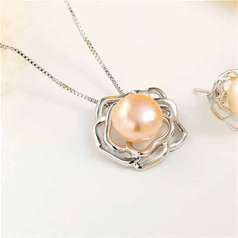 Female Fashion Jewelry Freshwater Pearl Pendant Necklace