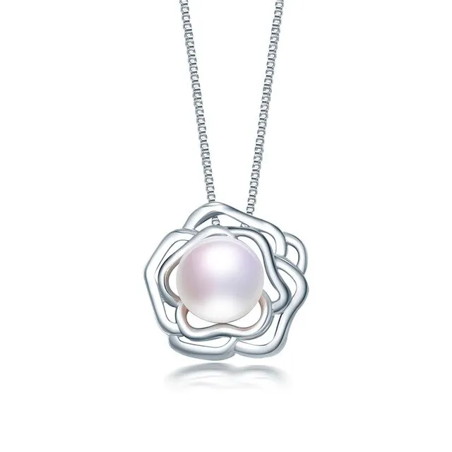 Female Fashion Jewelry Freshwater Pearl Pendant Necklace