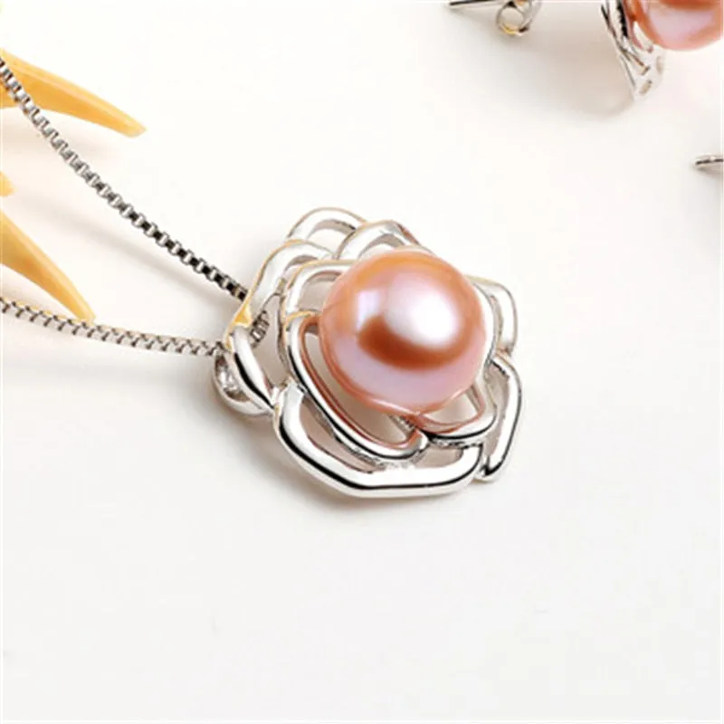 Female Fashion Jewelry Freshwater Pearl Pendant Necklace