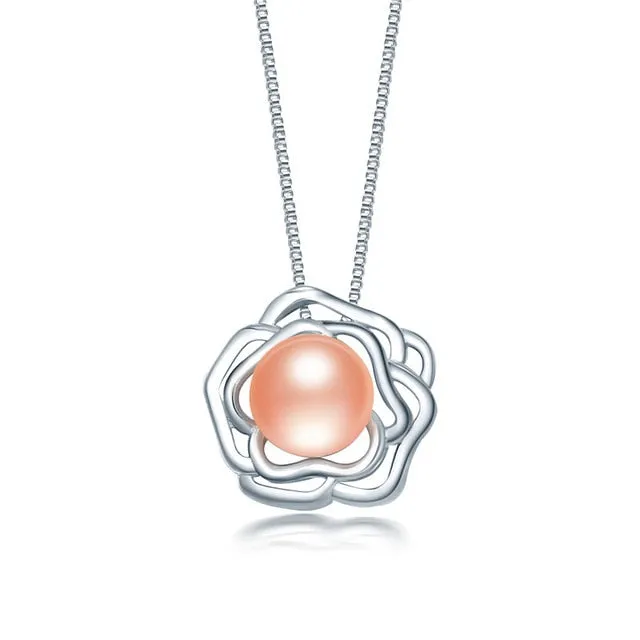 Female Fashion Jewelry Freshwater Pearl Pendant Necklace