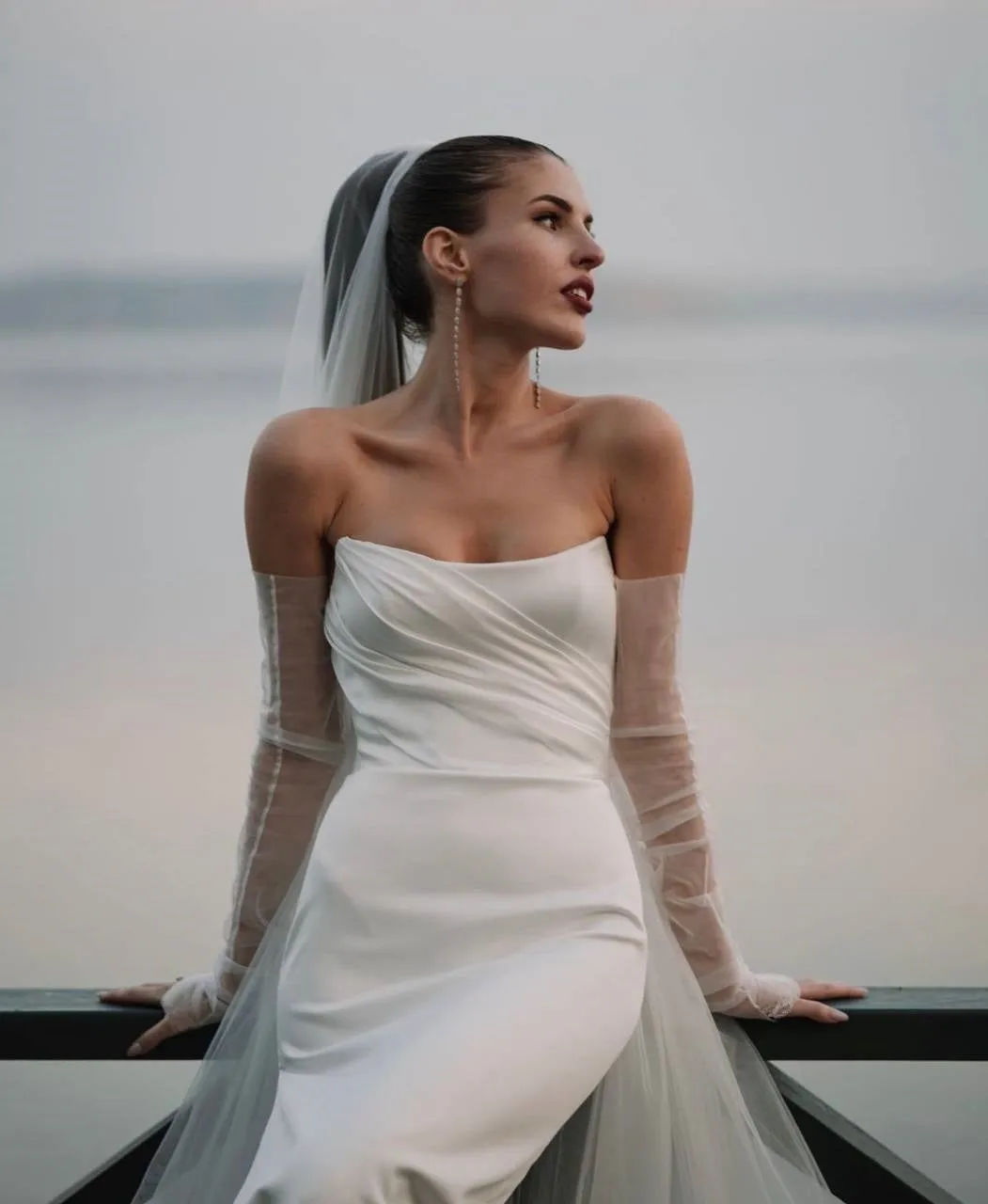 Fingerless Wedding Gloves