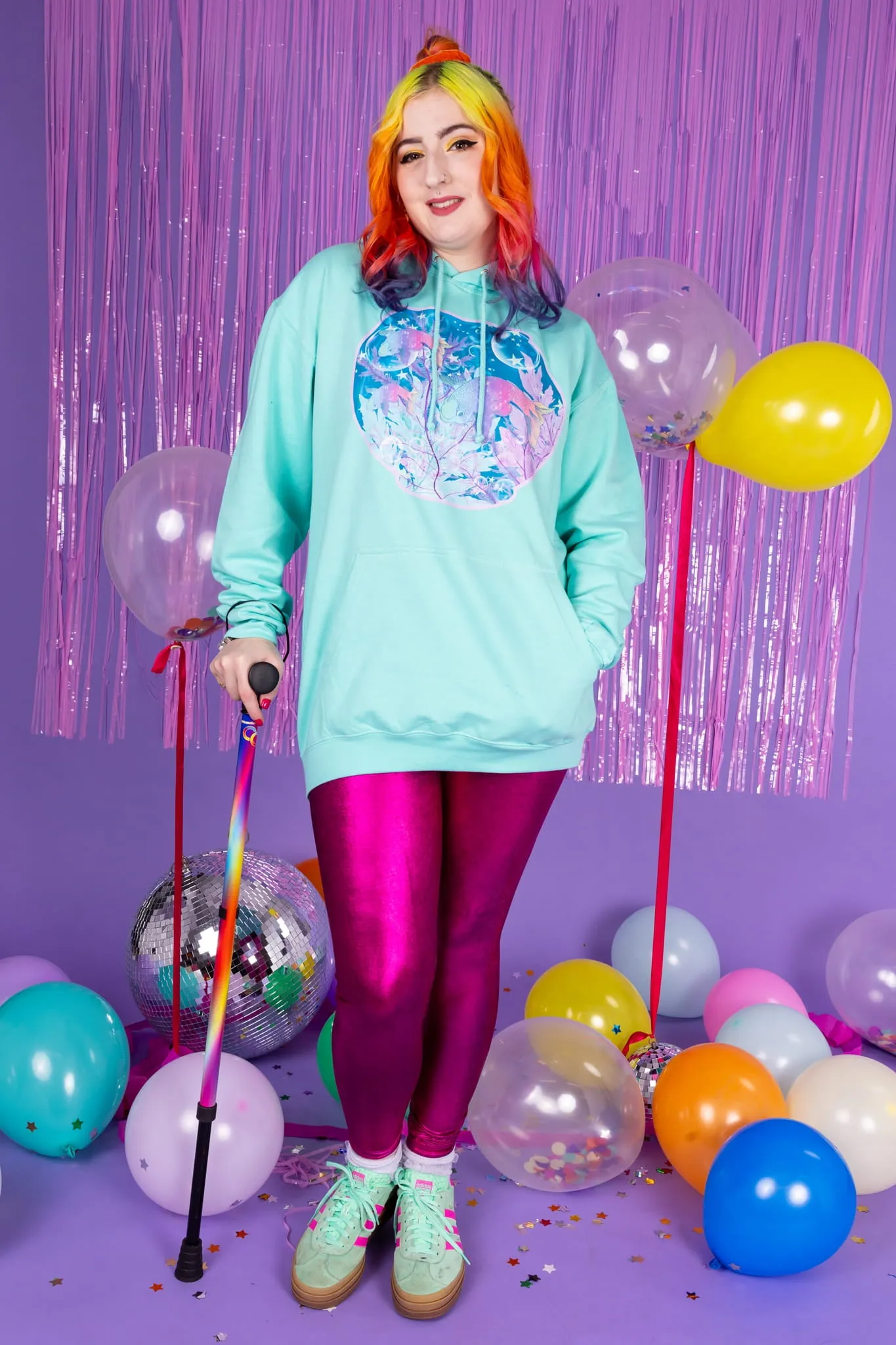 Fish Bowl Peppermint Hoodie