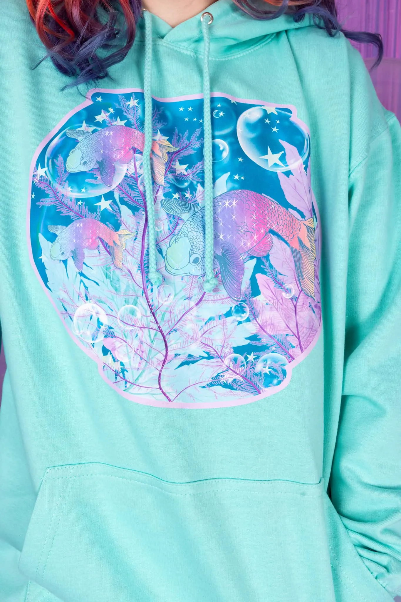 Fish Bowl Peppermint Hoodie