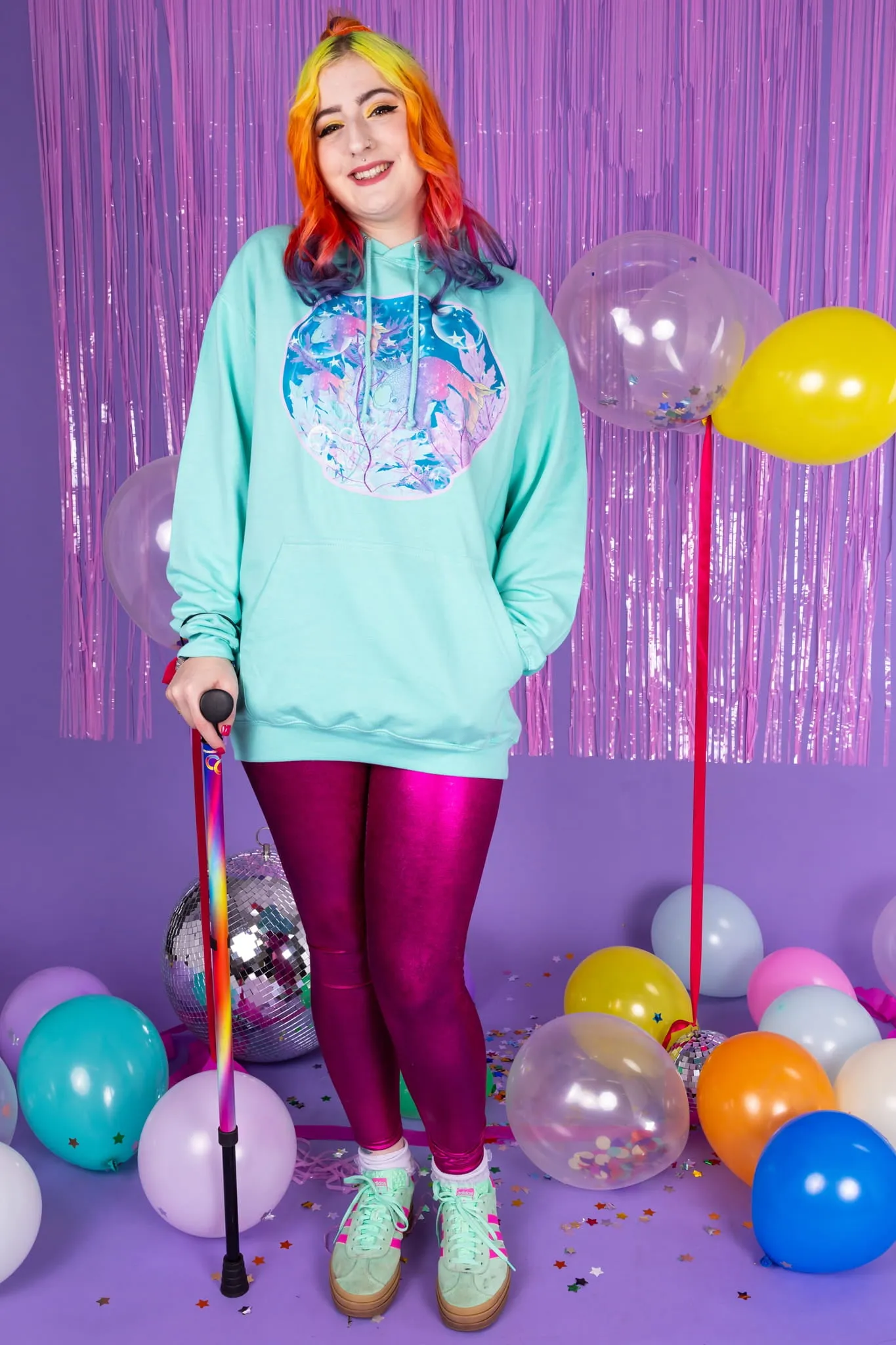Fish Bowl Peppermint Hoodie