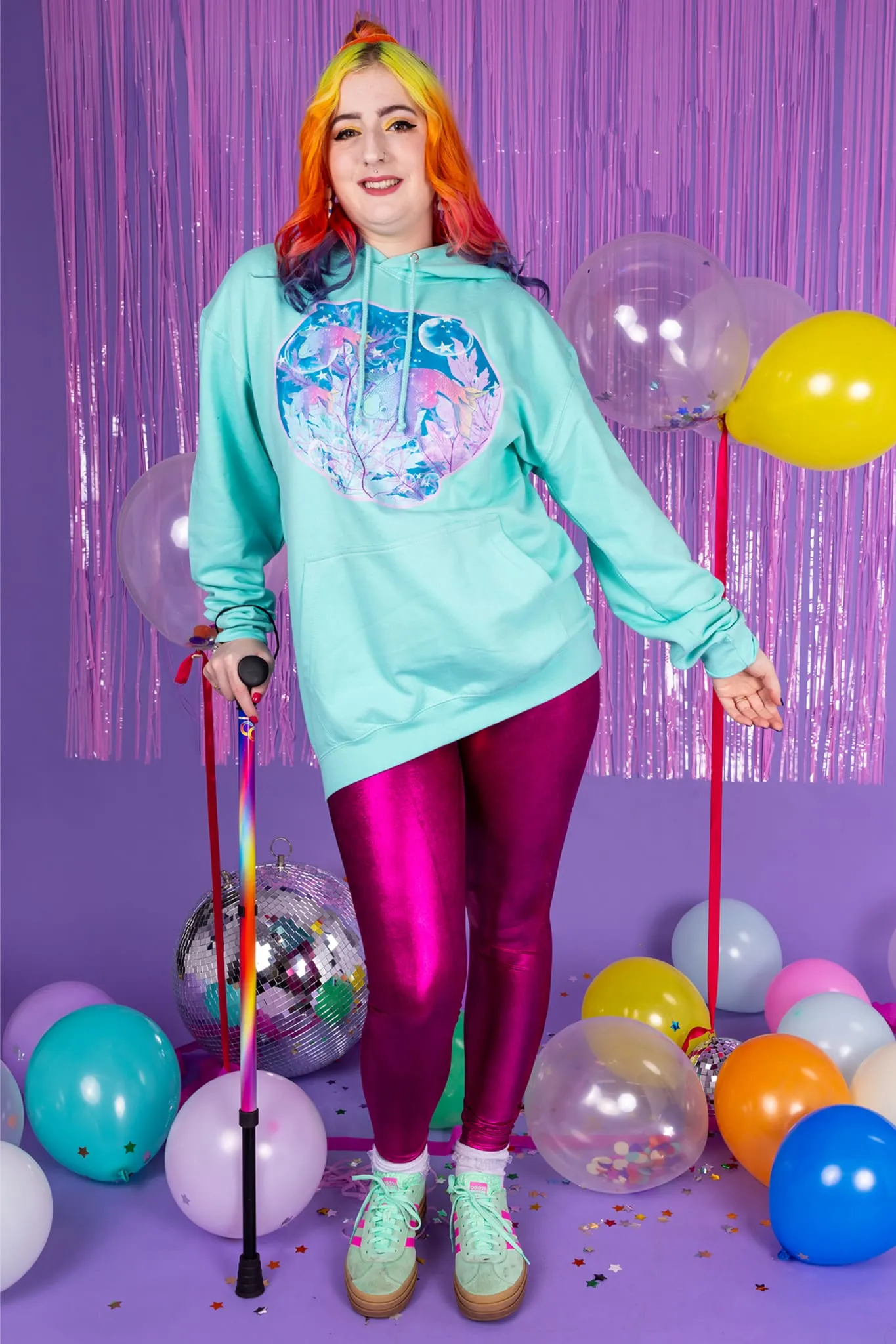 Fish Bowl Peppermint Hoodie