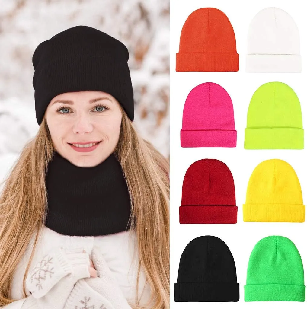 Fisherman Beanie for Men Women Short Cuff Knit Beanie Winter Warm Hats Trawler Hat Stylish Watch Cap