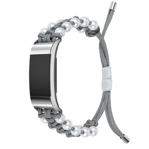 Fitbit Charge 2 stylish orb nylon watch strap - Grey