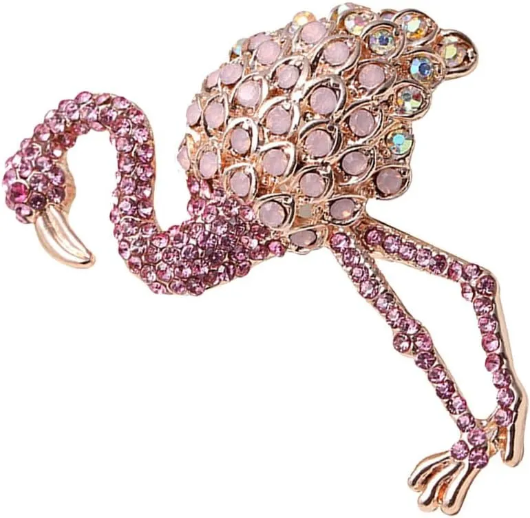 Flamingo Enamel Lapel Pin Trendy Accessories Accesorios Para Mujer Womens Brooch Party Brooch Breastpin