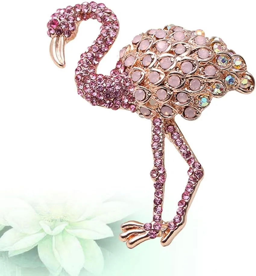 Flamingo Enamel Lapel Pin Trendy Accessories Accesorios Para Mujer Womens Brooch Party Brooch Breastpin