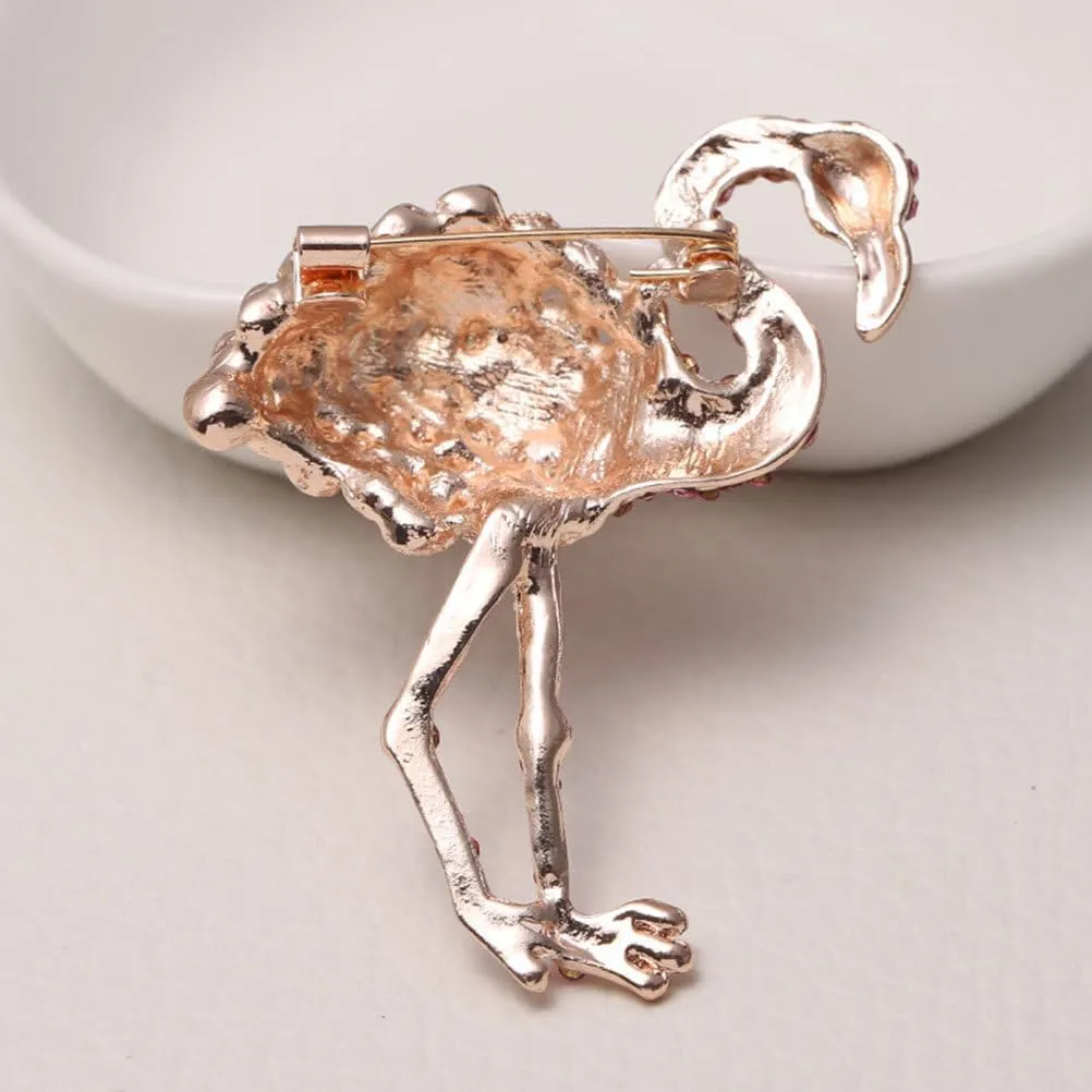 Flamingo Enamel Lapel Pin Trendy Accessories Accesorios Para Mujer Womens Brooch Party Brooch Breastpin