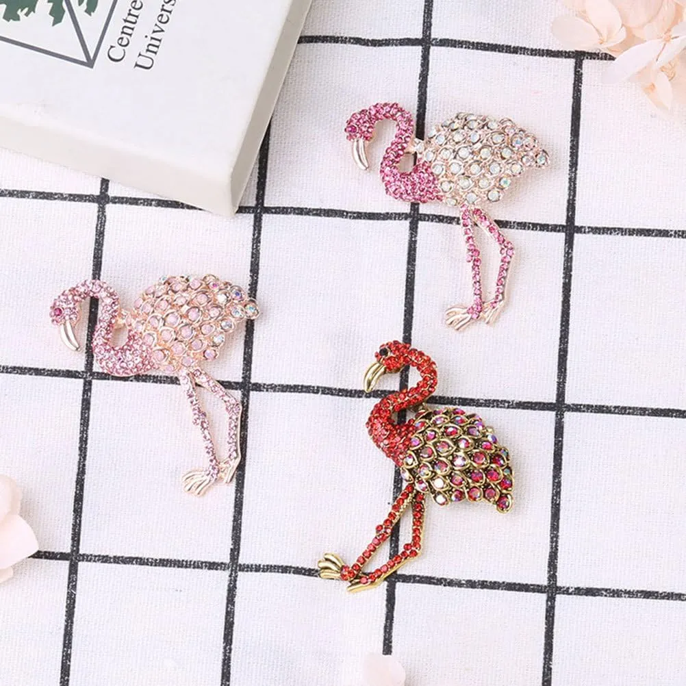 Flamingo Enamel Lapel Pin Trendy Accessories Accesorios Para Mujer Womens Brooch Party Brooch Breastpin