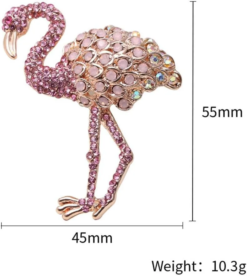 Flamingo Enamel Lapel Pin Trendy Accessories Accesorios Para Mujer Womens Brooch Party Brooch Breastpin