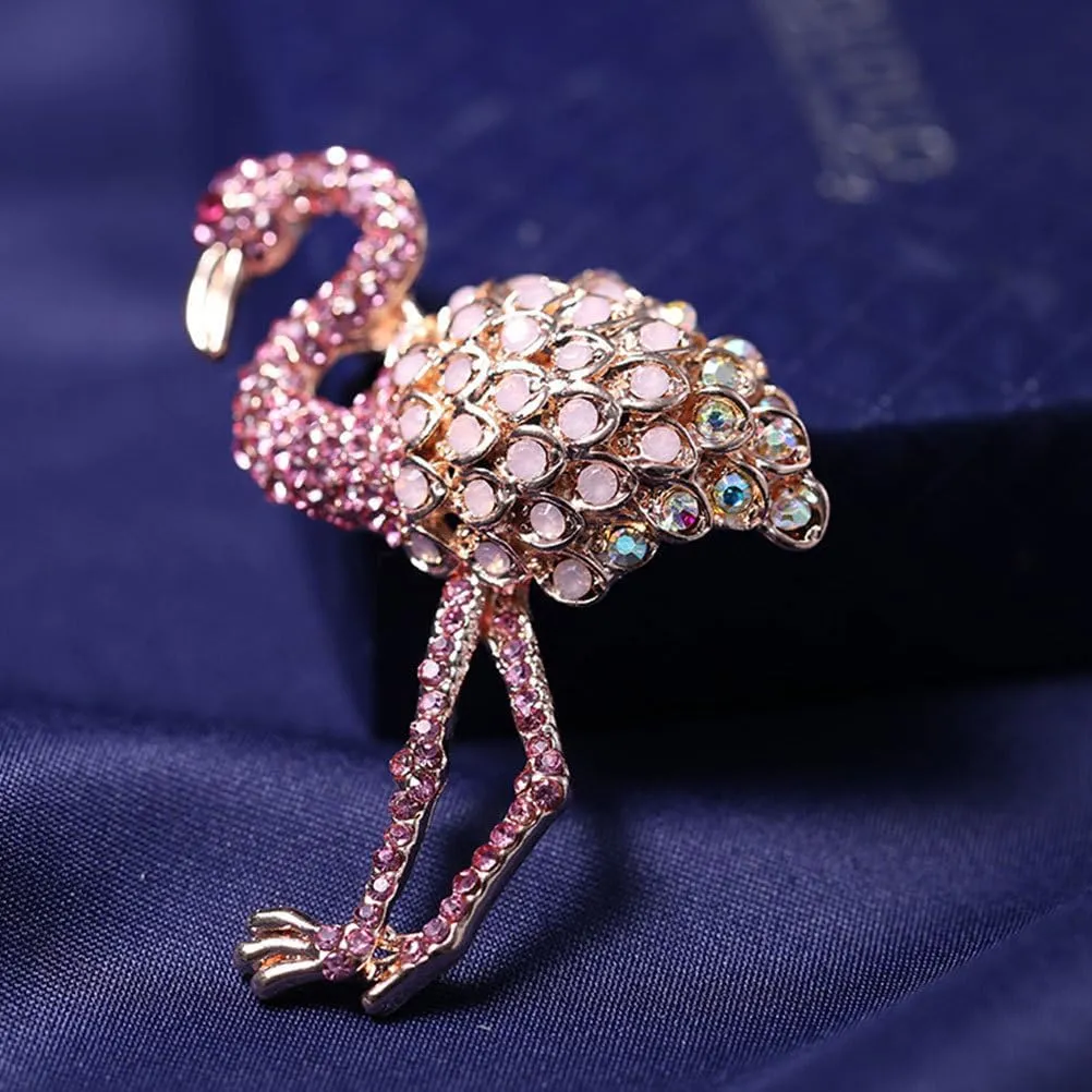 Flamingo Enamel Lapel Pin Trendy Accessories Accesorios Para Mujer Womens Brooch Party Brooch Breastpin