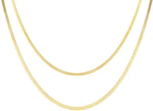 Flat Snake Waist Chain Body Chain Simple Double Layer Snake Bone Chain Women's Body Chain Personalized Punk Vacation Waist Chain