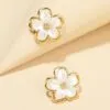 Flower Ear studs for women