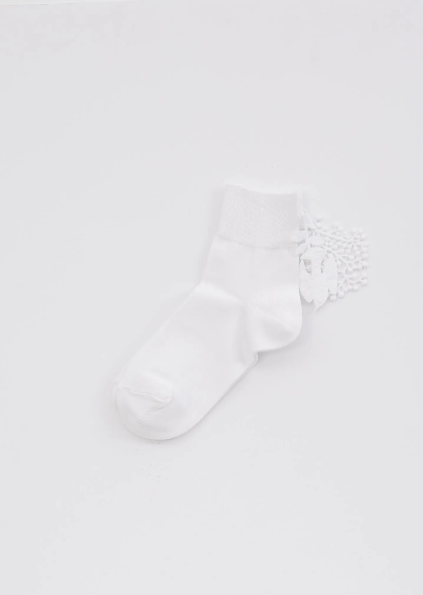 Forest Parade Socks — White