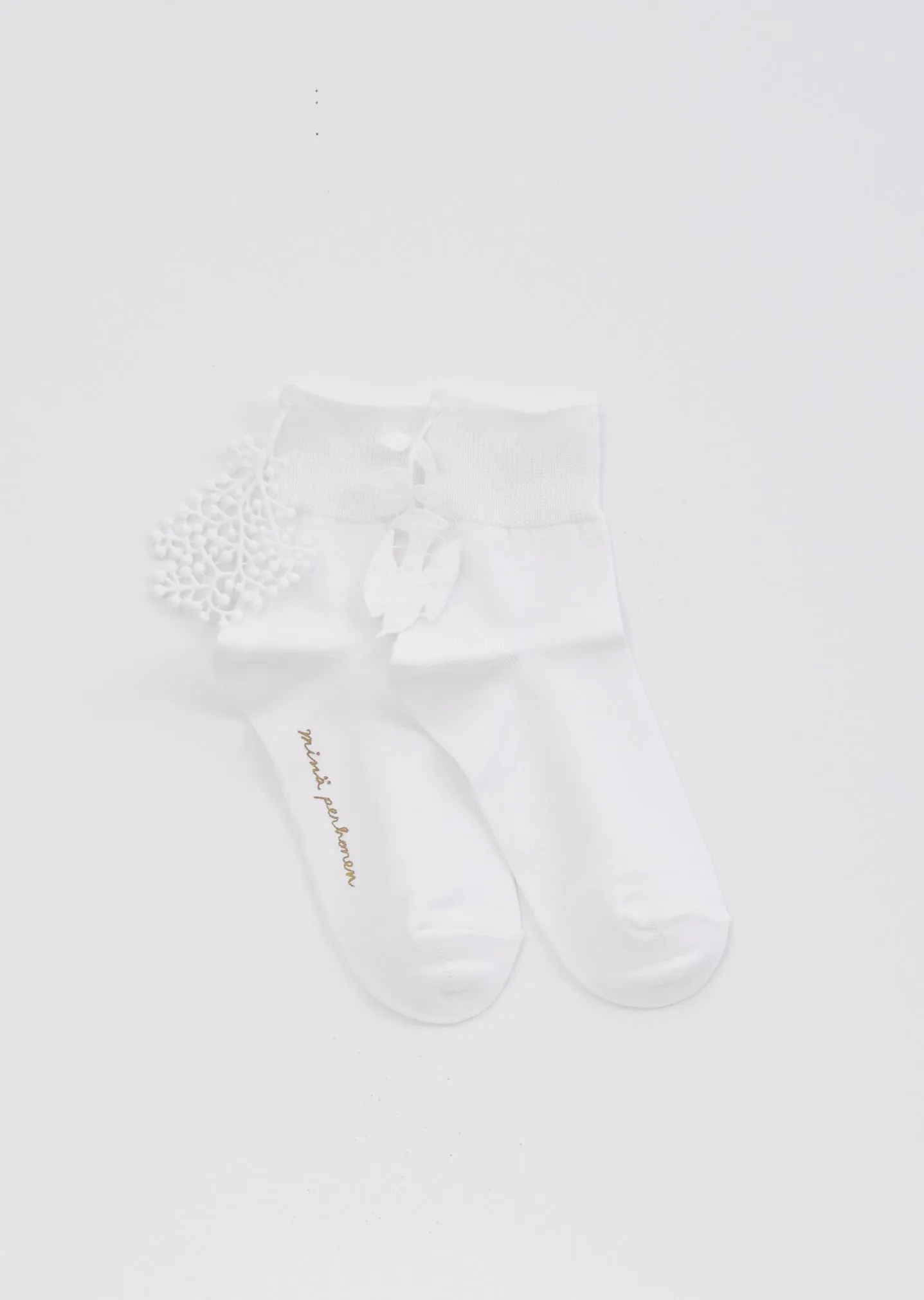 Forest Parade Socks — White