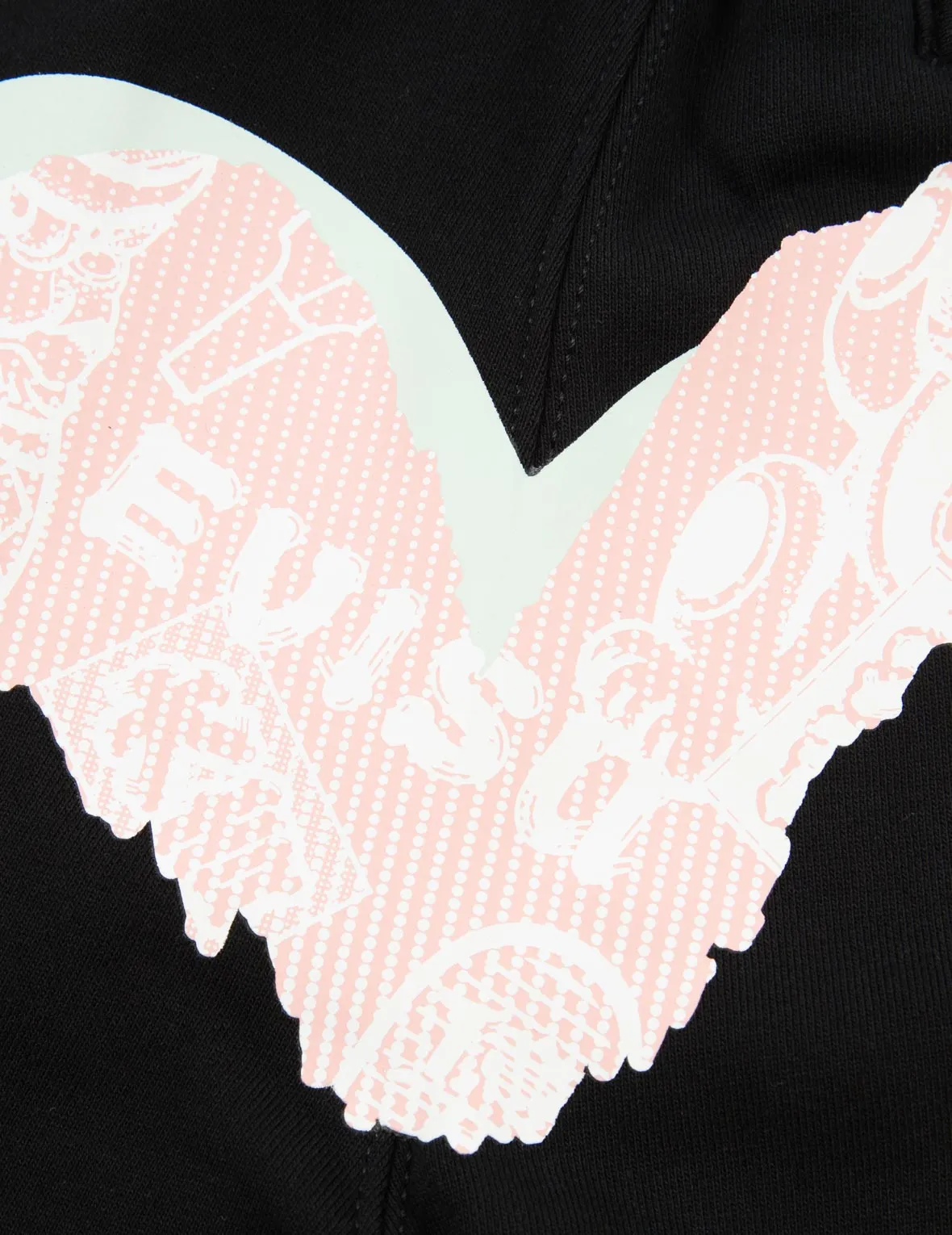 Fortune Cat and Daruma Double Daicock Print Sweatpants